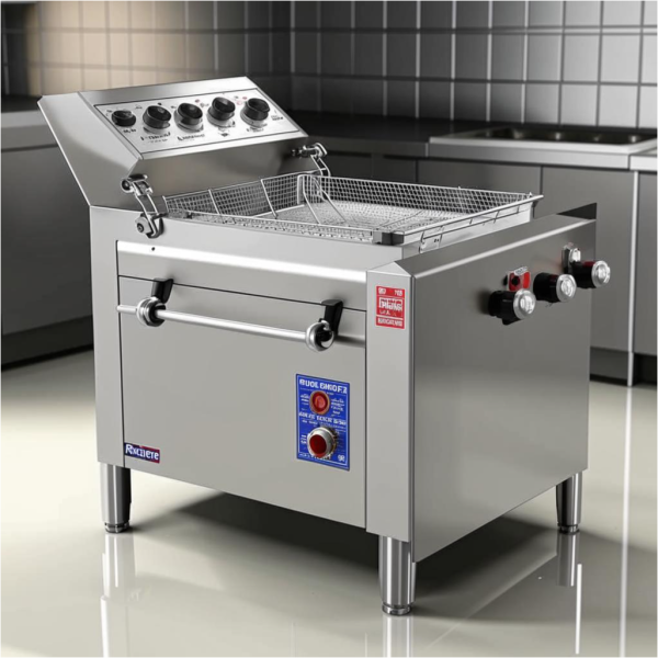 Master the Art of Frying: Royal Range of California RFT-50 Natural Gas Floor Fryer