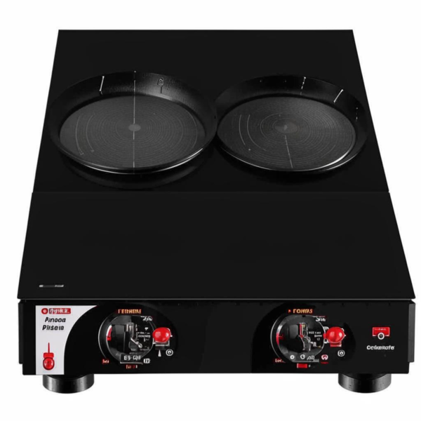 Precision Cooking Power: ERUPTA 12'' Commercial Hot Plate with 2 Burners